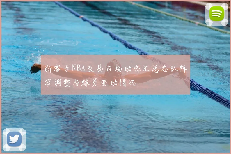 新赛季NBA交易市场动态汇总各队阵容调整与球员变动情况